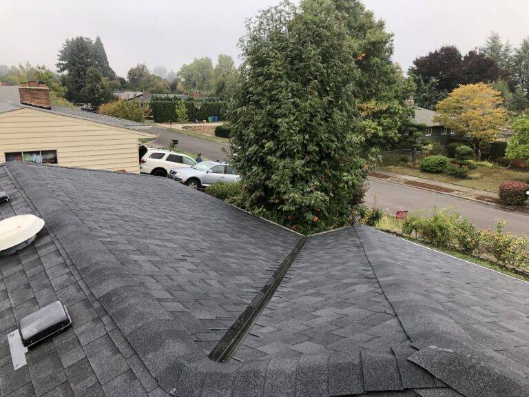 a roof completed by suncrest roofing llc